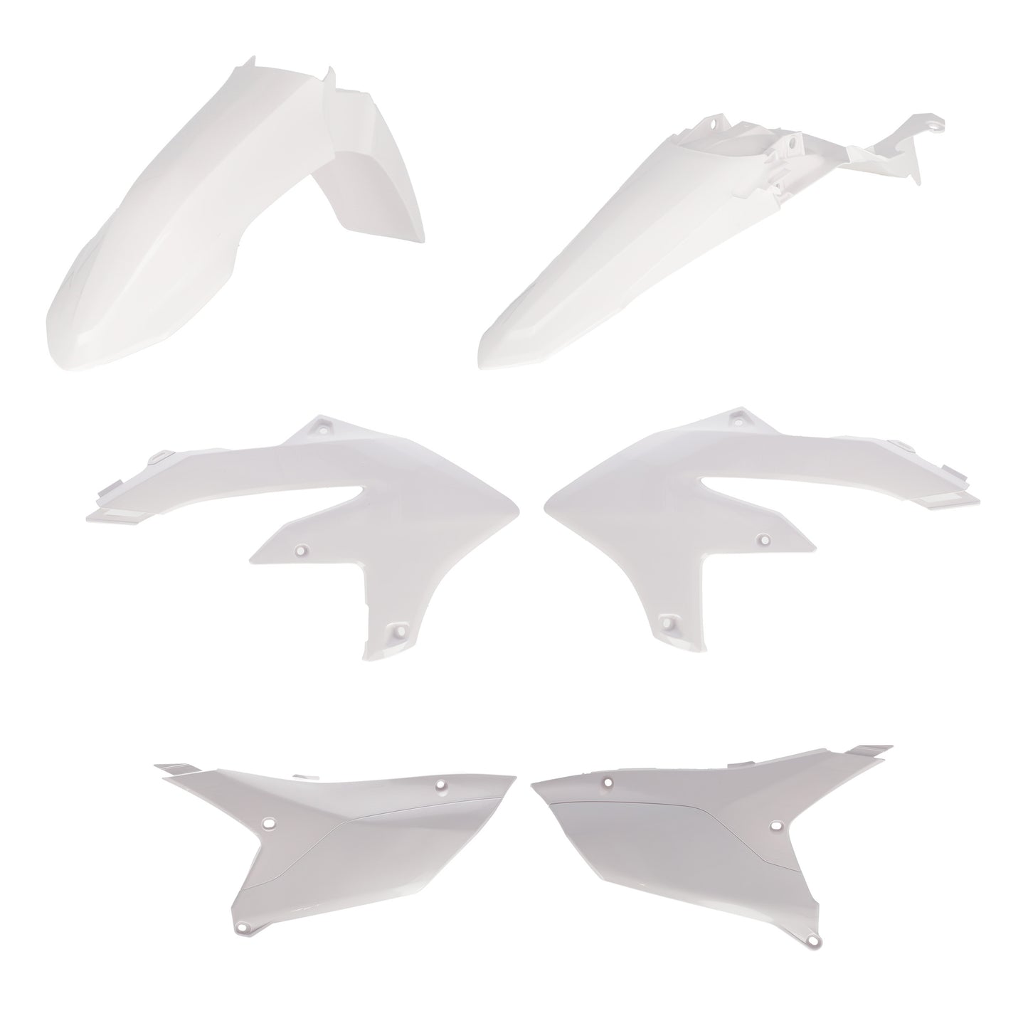 ACERBIS Plastic Body Kit for Yamaha YZ Models (Part Number 2979580002) - White