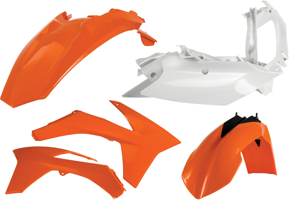 ACERBIS Plastic Body Kit for KTM 350 and 500 EXC-F Models - Orange