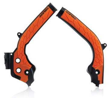 ACERBIS X Grip Frame Guard for KTM Models - Black/Orange