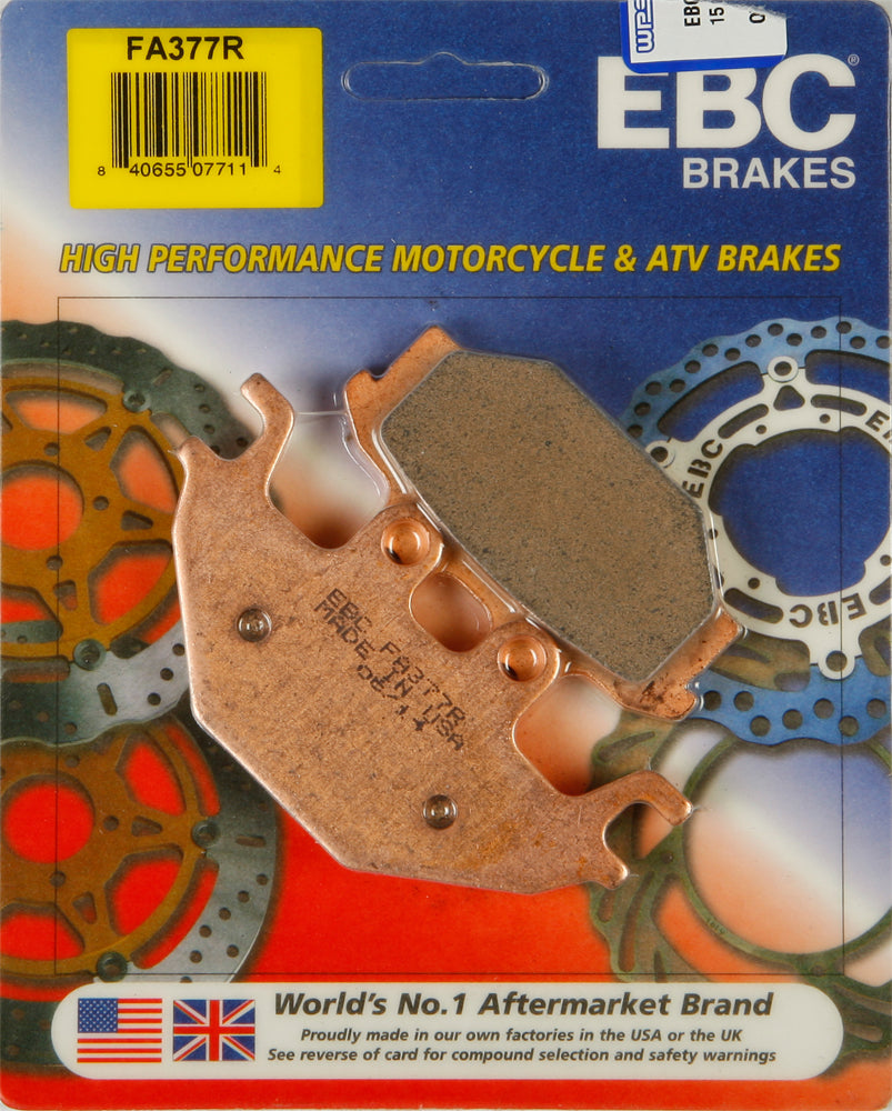 EBC FA377R Brake Pads for ATV/UTV - Reliable Stopping Power for Indian Roadmaster and Kawasaki Mule Models