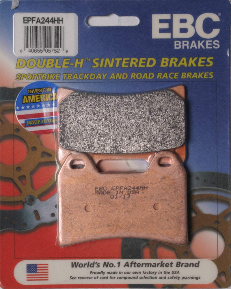EBC Extreme Pro Brake Pads for BMW F800R & Ducati Monster 1100 Evo – High-Performance Sintered Bronze with Tungsten and Moly Metal