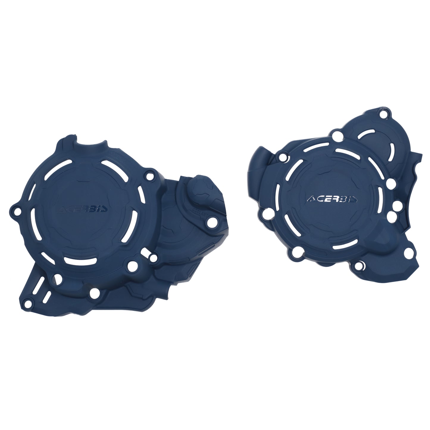 Acerbis X Power Kit Blue Offroad Clutch and Ignition Cover Guards for Husqvarna TC 250 (2023-2024)
