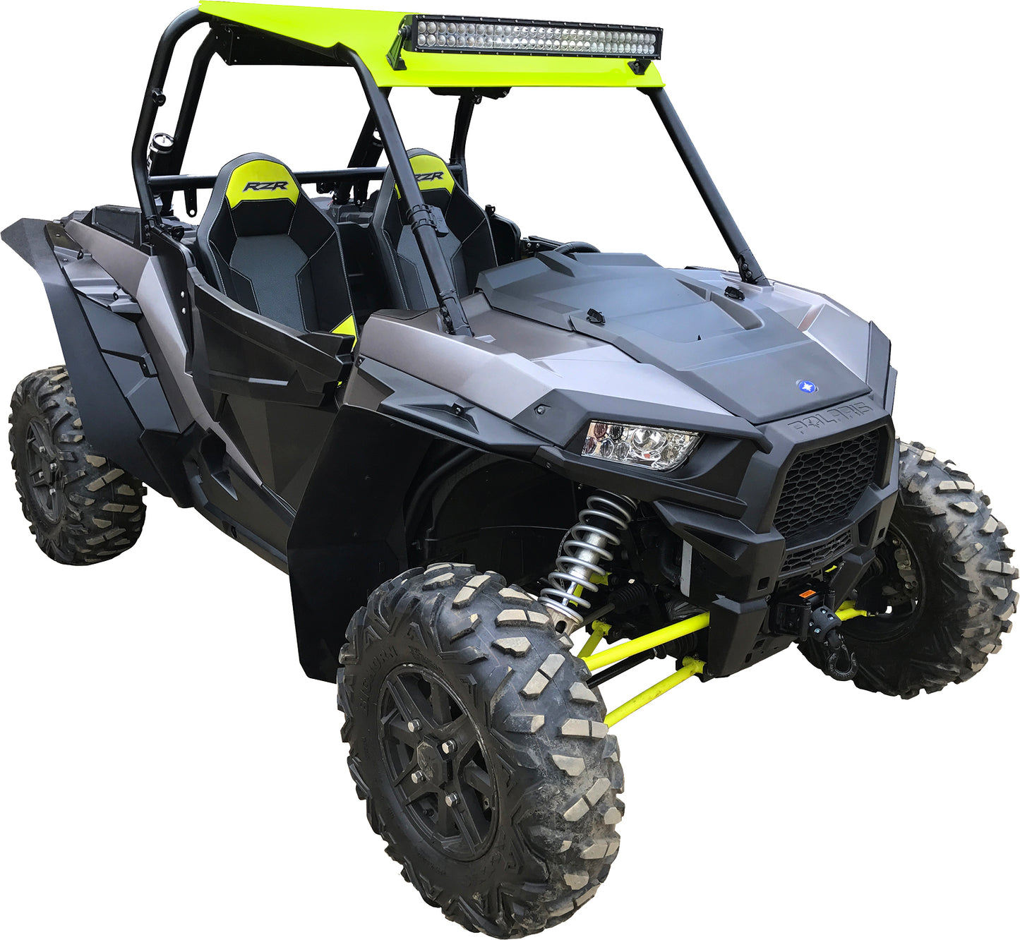 Spike Over Fenders Black Set for Polaris RZR 1000/900 – Complete 4-Piece ATV/UTV Body Components