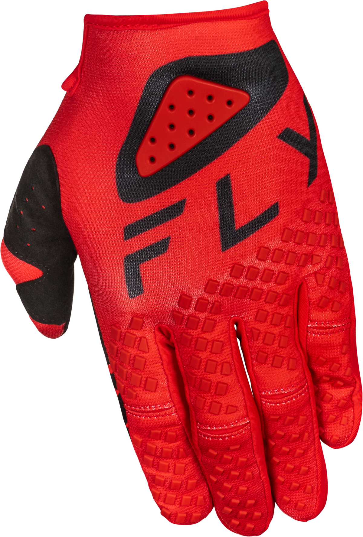 Fly Racing Kinetic Center MX Gloves Red/Black 3X-Large