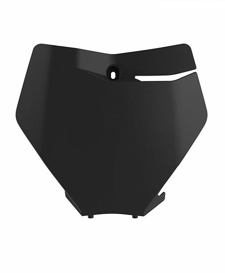 POLISPORT Front Number Plate Black for KTM Offroad Models - Part 8666400003