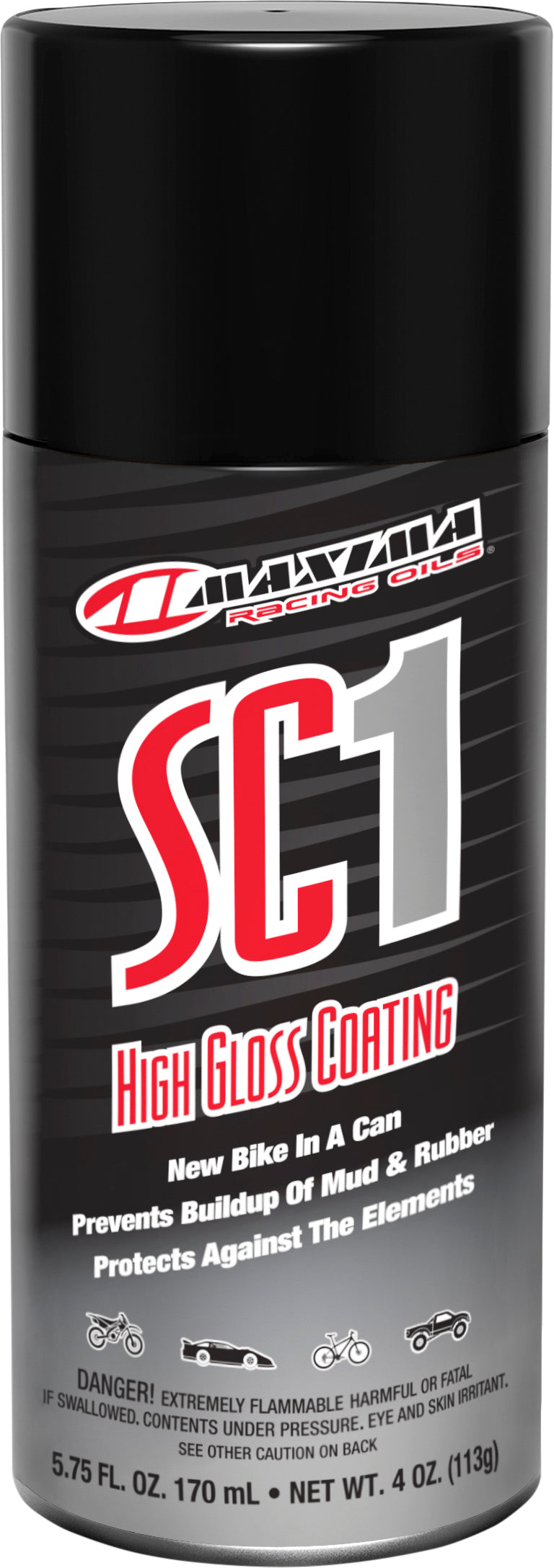 MAXIMA High Gloss SC1 Clear Coat Silicone Spray - 4 oz.