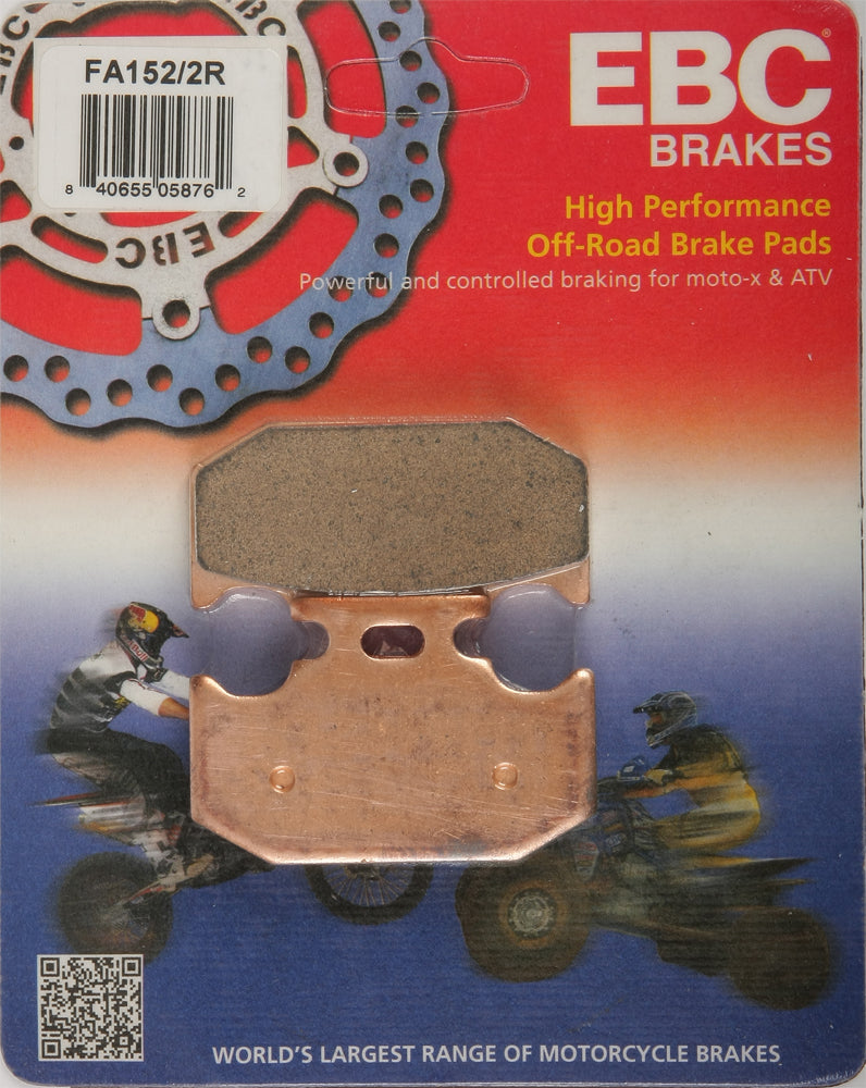 EBC FA152/2R Brake Pads for Suzuki RM250 and DR-Z250 (1991-2005)
