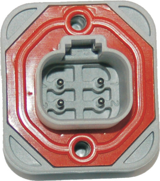 NAMZ Custom Cycle Deutsch DT Series 4-Pin Header Connector - Reliable V-Twin Wiring Solution
