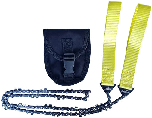 OXBOW GEAR LLC EP1002 Hand Chainsaw with Case – Compact, Heavy Duty Emergency Tool for Camping and Trail Clearing
