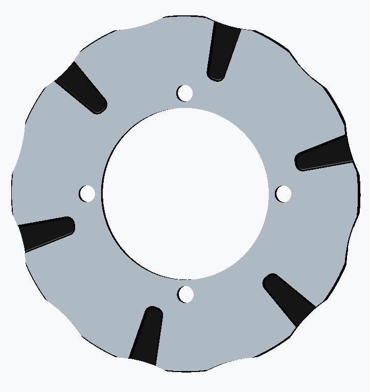 BRAKING Batfly Oversized Rotor Pol for Polaris RZR and Ranger Models