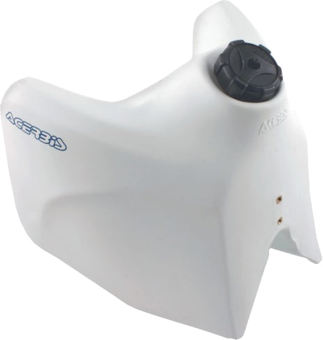 ACERBIS 20443-30002 5.8 Gallon White Fuel Tank with Black Cap for Honda XR650L