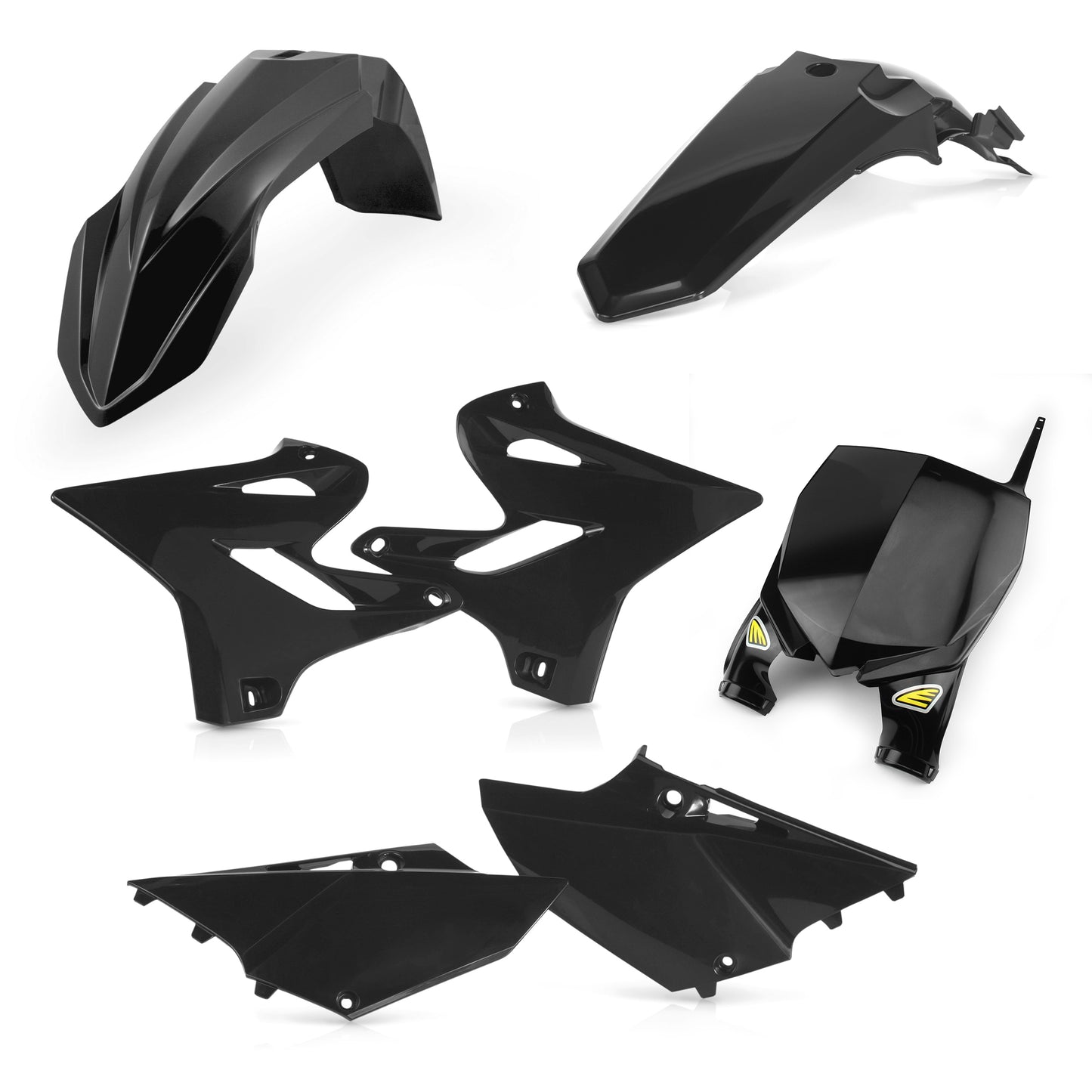 Cycra 1CYC-9416-12 Offroad 5-Piece Black Body Kit for ATV and Dirt Bikes