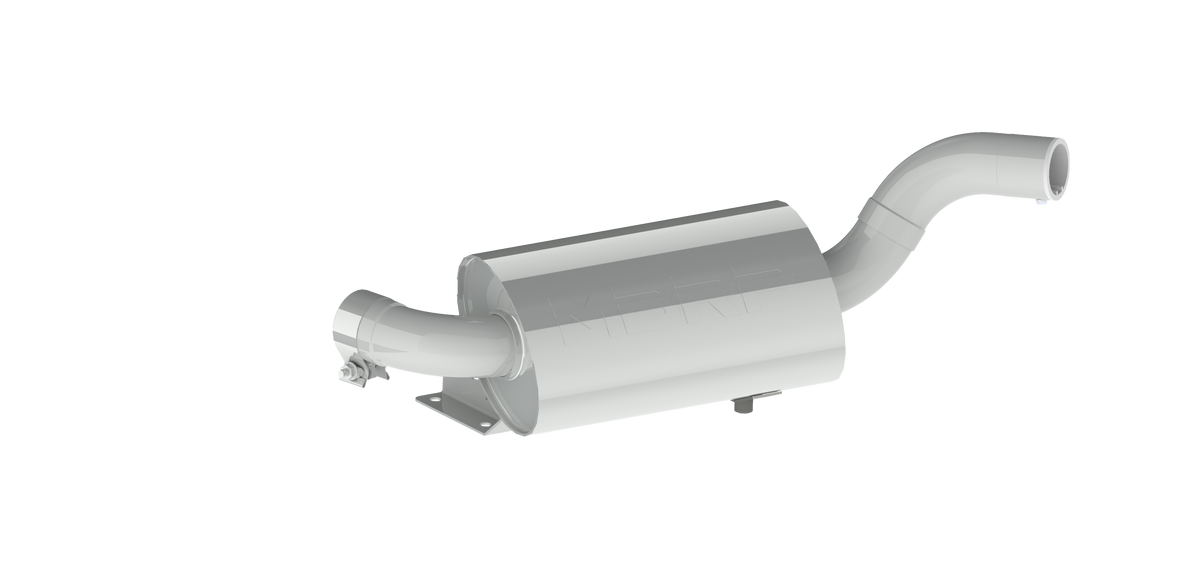 MBRP AT-9211SP Single Slip-On Center Exit Exhaust System for Can-Am Maverick Sport 1000