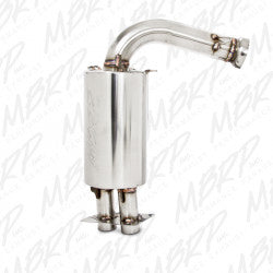 MBRP Performance Exhaust Standard Silencer for Ski-Doo Snowmobiles – 5-inch Muffler with Improved Throttle Response