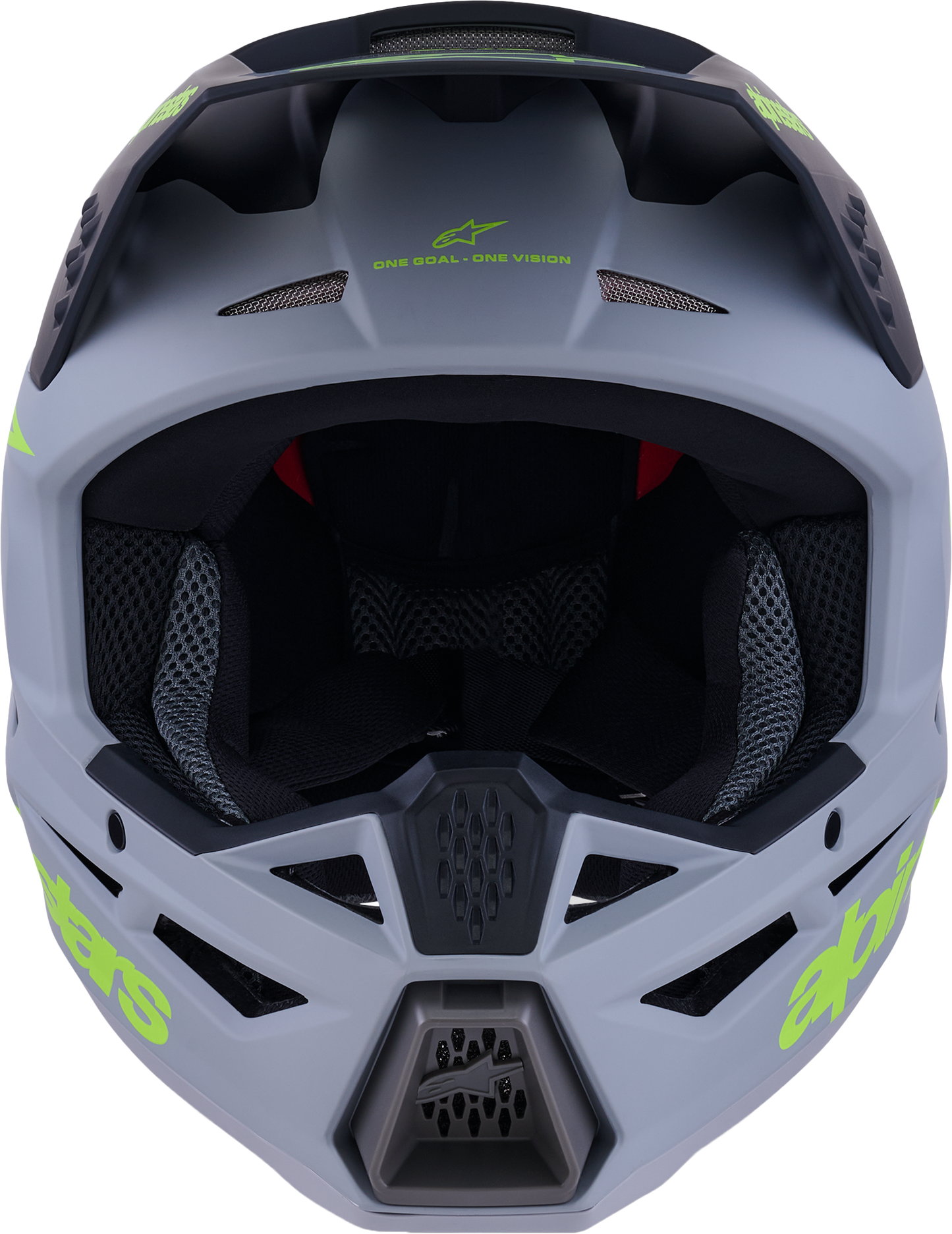 Alpinestars SM3 Radium Off-Road Helmet 2X-Large Matte Grey/Black/Yellow Fluo