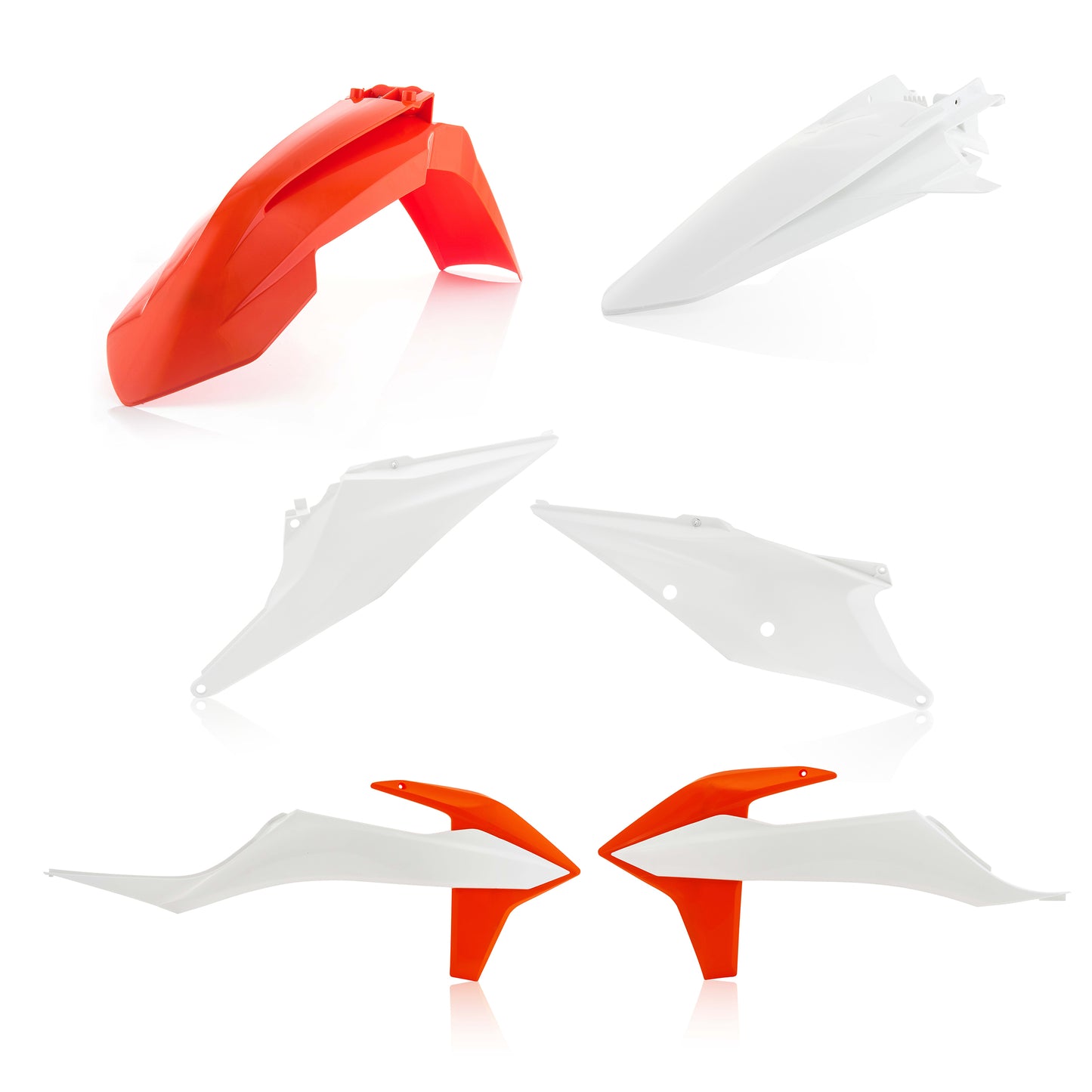 ACERBIS Plastic Kit Original for 2019 KTM Offroad Models – Front and Rear Fender, Side Panels, Radiator Scoops