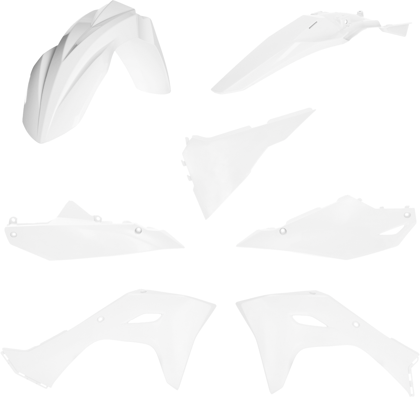 ACERBIS Plastic Kit Kaw White for 2024 Kawasaki KX450F and KX450X