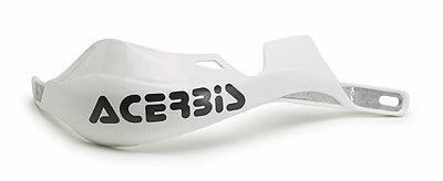 ACERBIS Rally Pro Handguards White - Offroad Aluminum Handguards with Universal Mounting Hardware