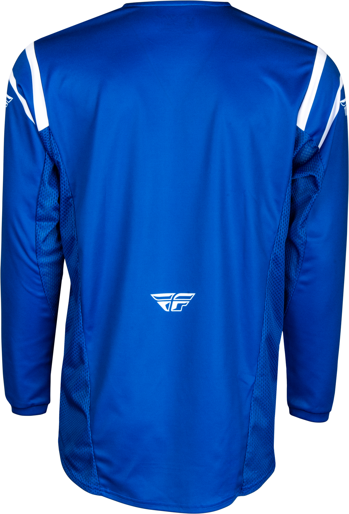 Fly Racing Kinetic Center Jersey Navy/White Small - Offroad Performance Riding Shirt