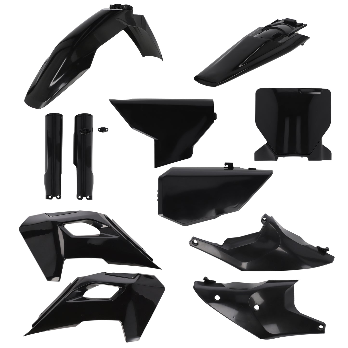 ACERBIS Plastic Kit Full Hus Black – Offroad Replacement Body Parts