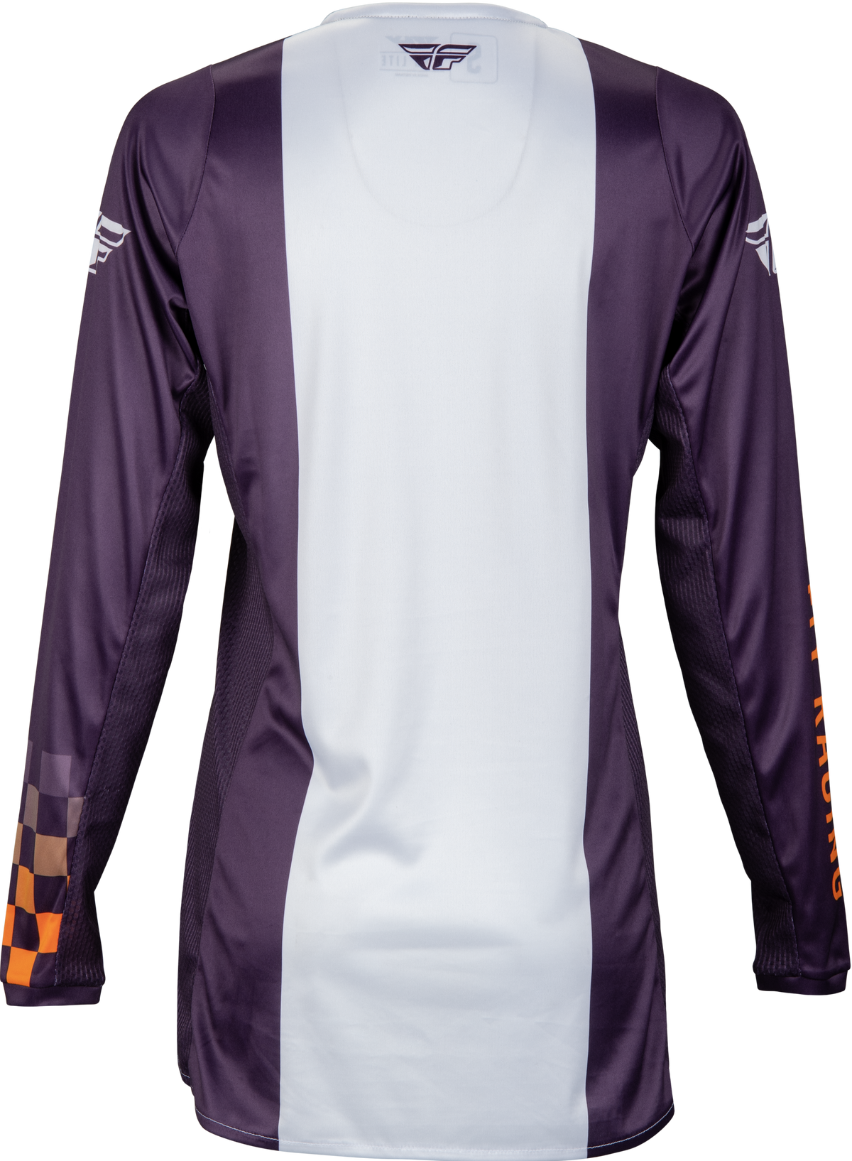 Fly Racing Women's Lite Jersey - Deep Purple, White & Neon Coral, Medium
