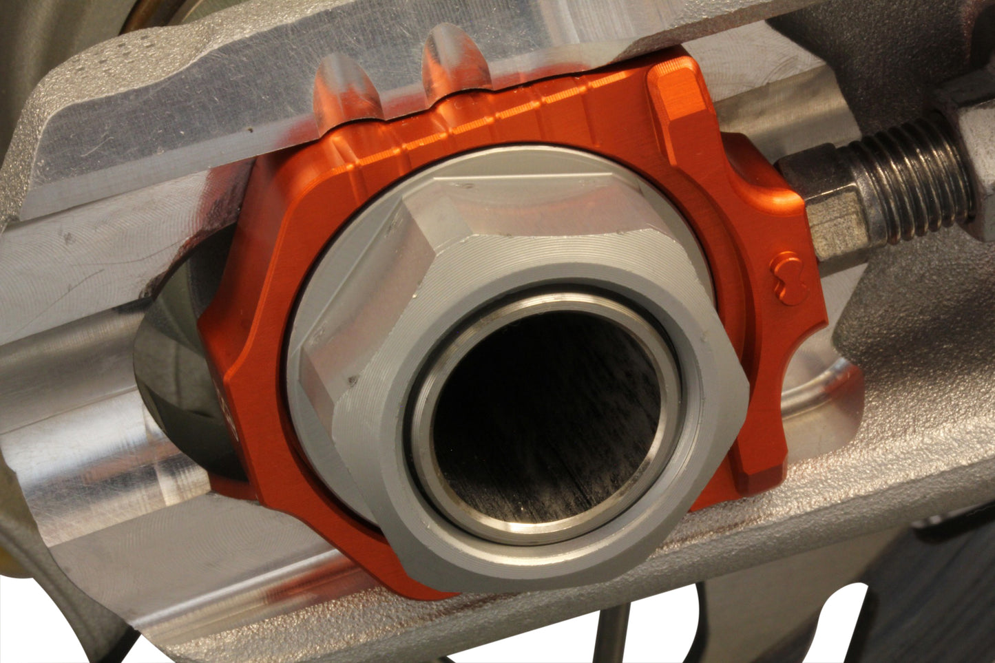 WORKS Elite Axle Block Kit for KTM and Husqvarna Off-Road Models - Part Number 17-263