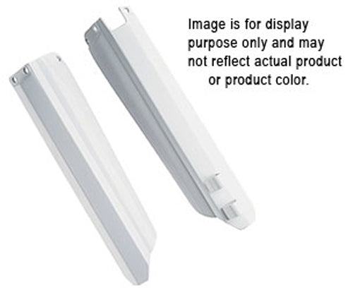 Polisport White Fork Protectors for Kawasaki KX250 and KX125 Models