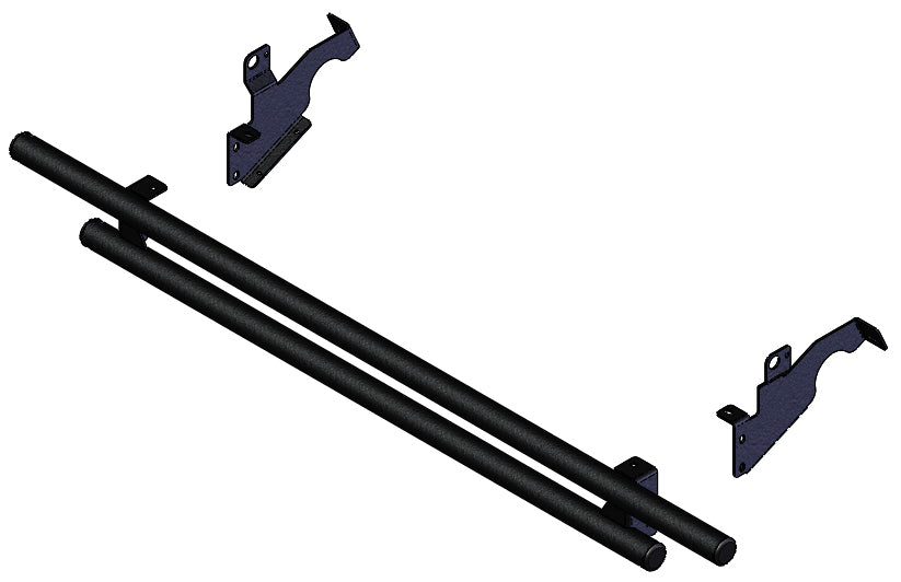 KFI Rear Bumper for Honda Pioneer 700 Series – Durable Black Powder Coated Steel