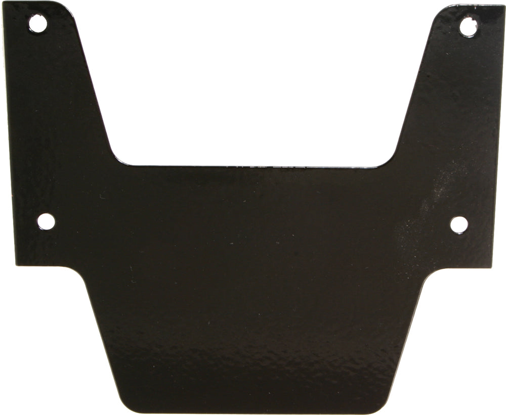 Chris Products Inspection Sticker Plate - Black License Plate Frame with 6-inch Height and 6.5-inch Width