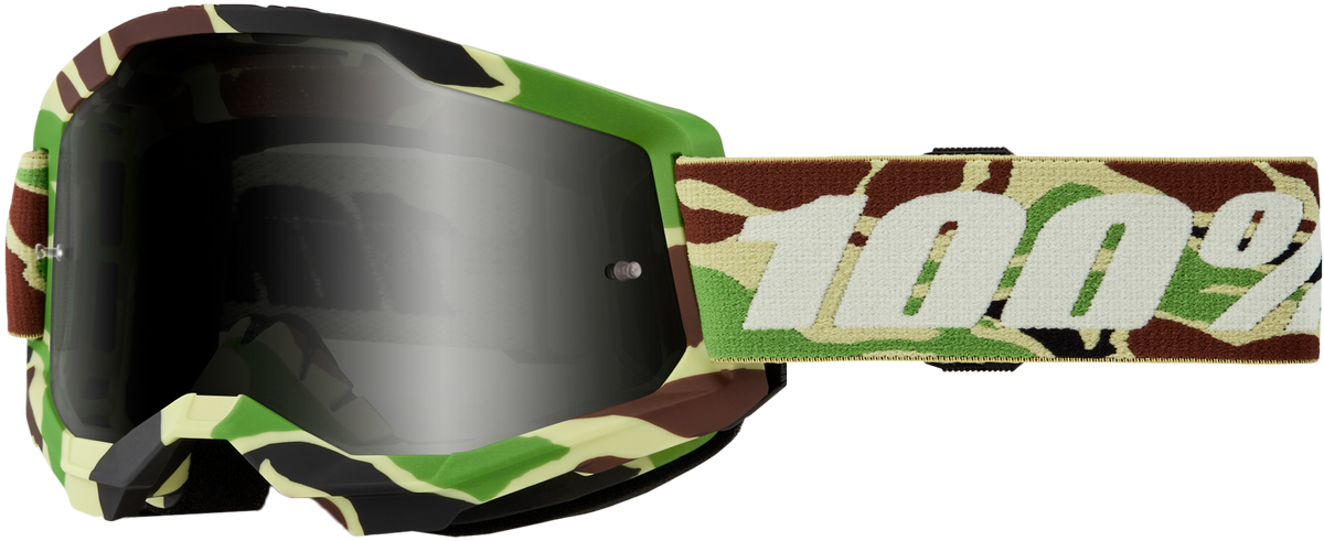 100-Percent Strata 2 Sand Goggle War Camo with Smoke Lens
