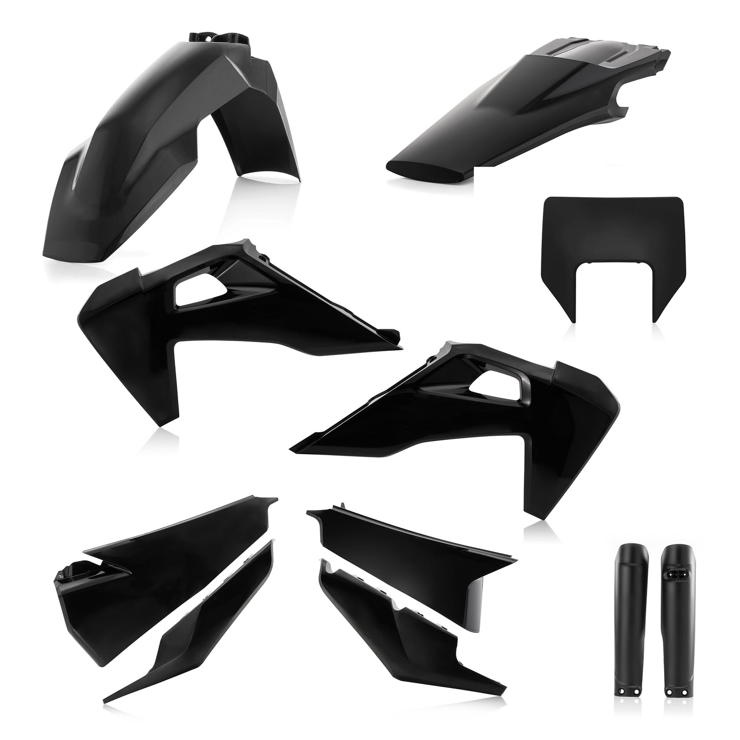 ACERBIS Full Plastic Kit for Husqvarna Offroad Models - Black (Part 2791530001)