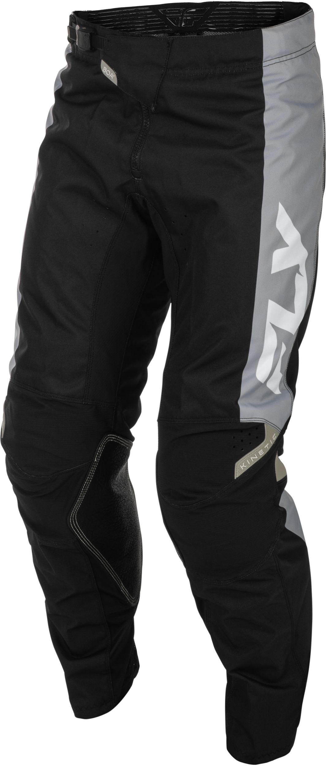 Fly Racing Kinetic Offroad Pants Black/Grey Size 38 – Durable and Adjustable Motocross Pants