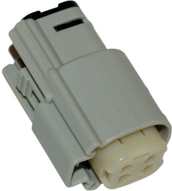 NAMZ Custom Cycle 4-Pin Female Connector Grey (Part NM-33472-4002)