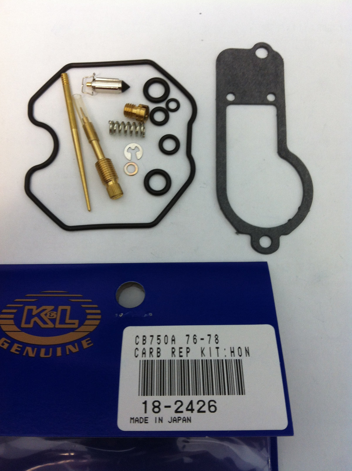 K&L Carburetor Repair Kit for Honda CB750A (1976-1978) - Part 18-2426