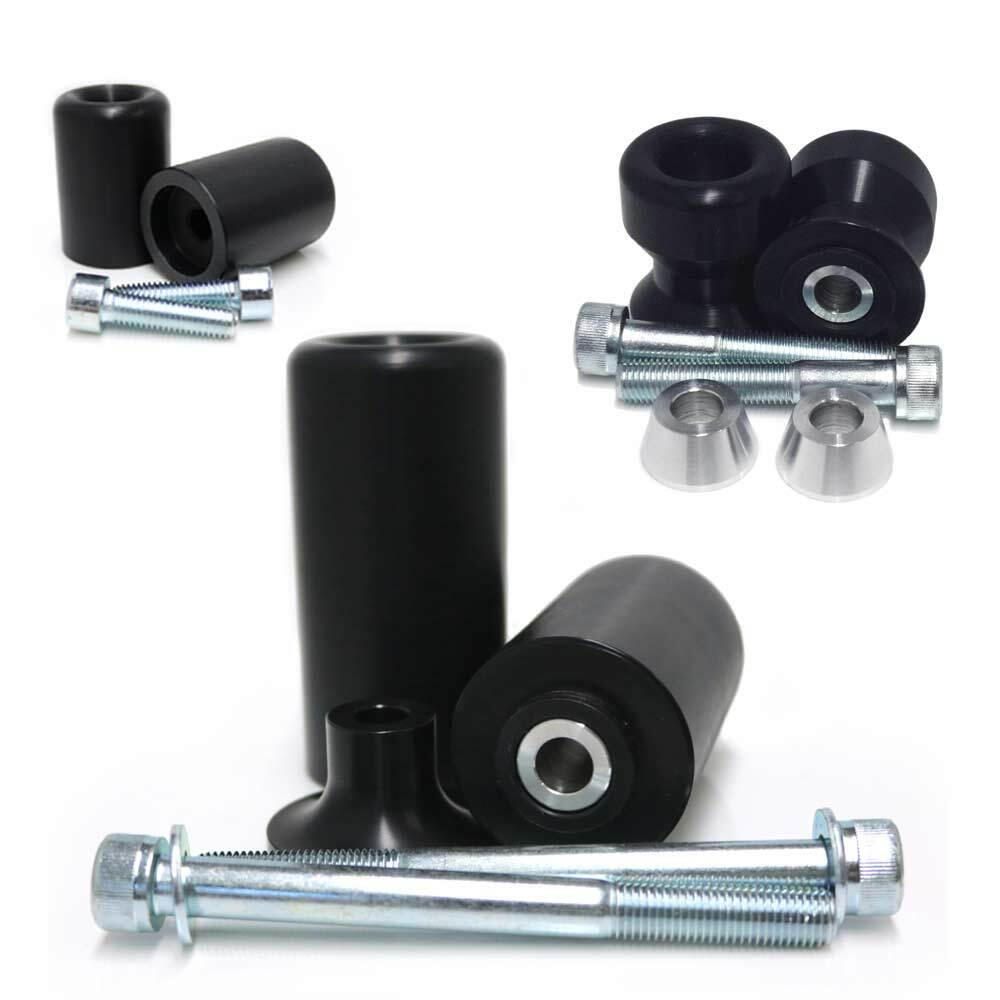 Shogun Complete Slider Kit for Kawasaki ZX-6RR 2005-2006 – Black Frame Sliders & Spools