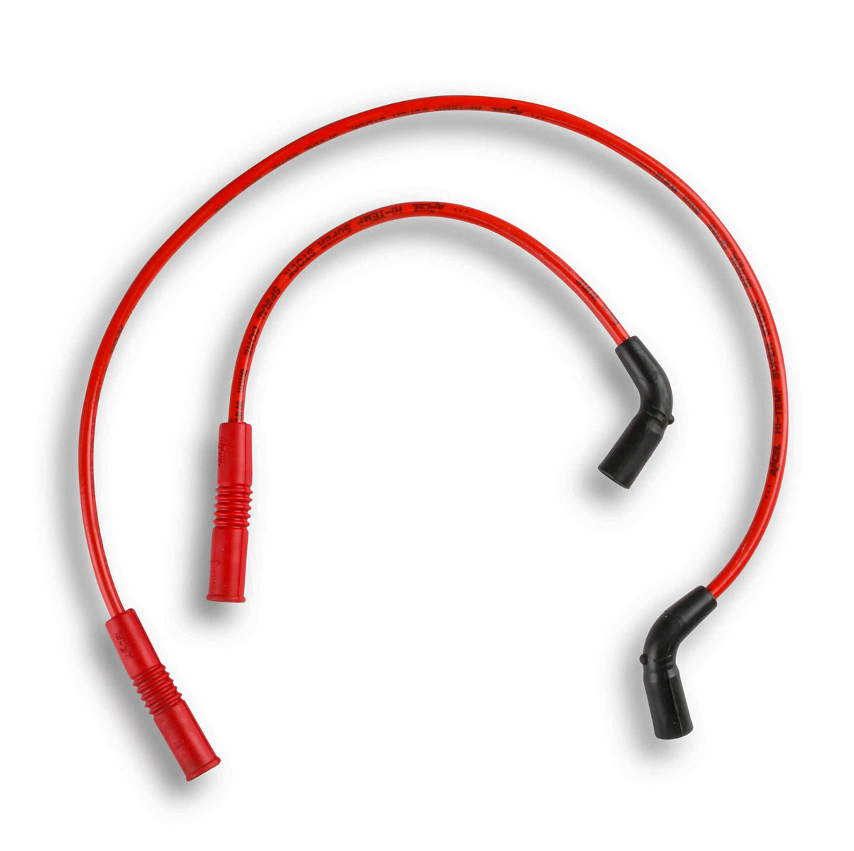ACCEL Spiral Core Wire Set 8.0mm Red for Harley-Davidson V-Twin Models