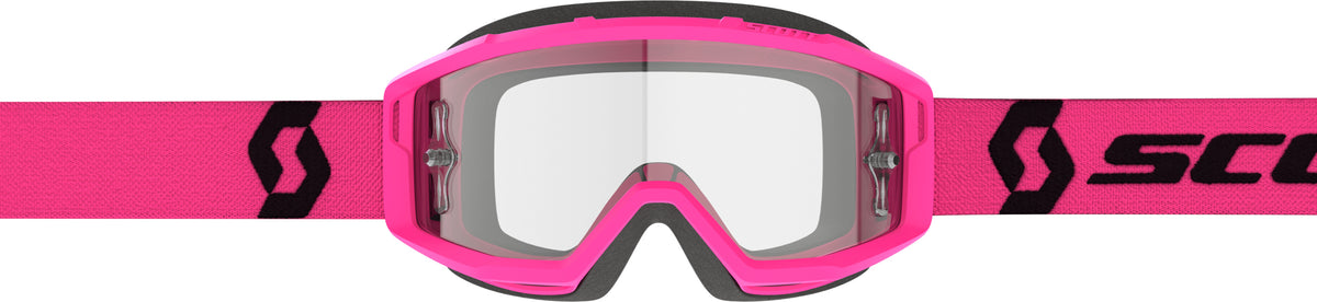 SCOTT Primal Goggle Pink/Black with Clear Lens – Offroad Eyewear for Medium to Small Faces