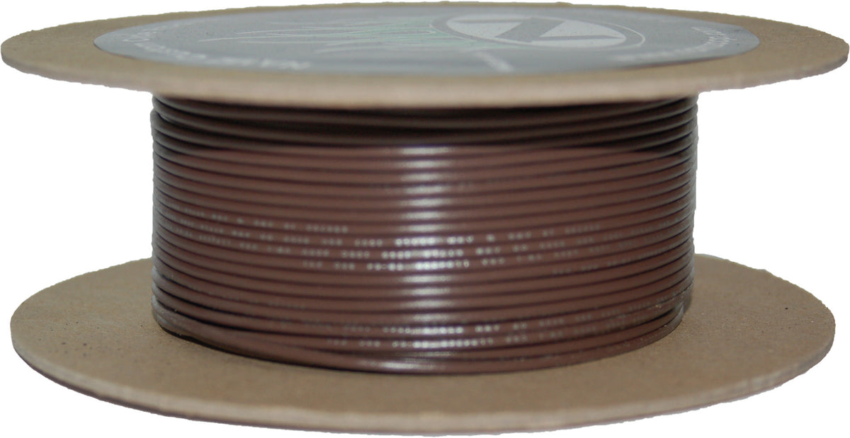 NAMZ Custom Cycle 100' Spool 20 Gauge Harley Davidson Brown OEM Colored Wiring