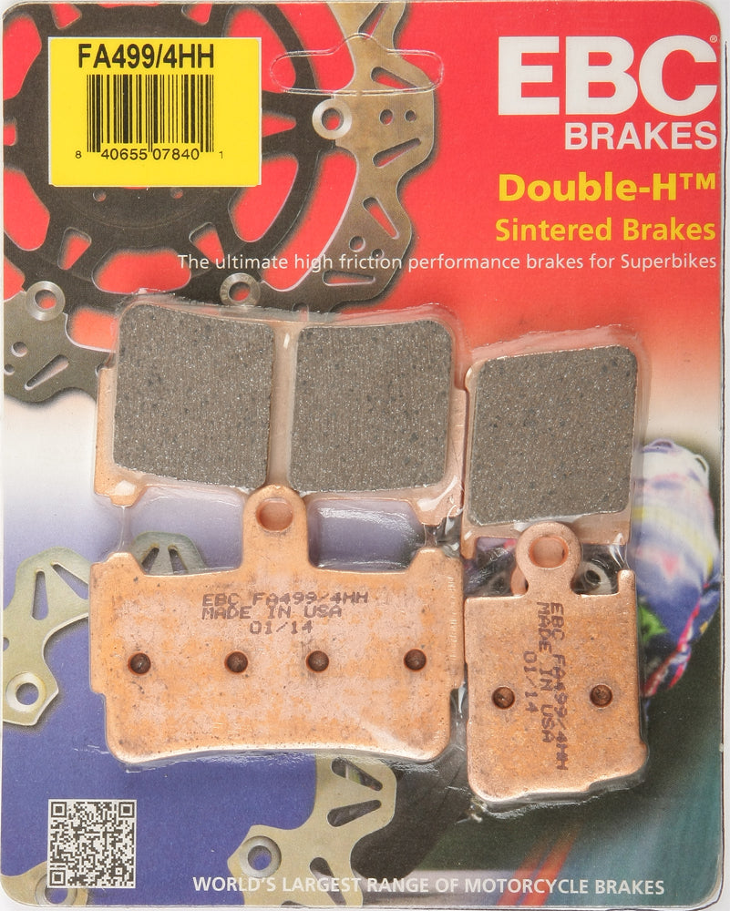 EBC FA499/4HH Brake Pads for Honda VFR1200 Series - Street Performance Replacement