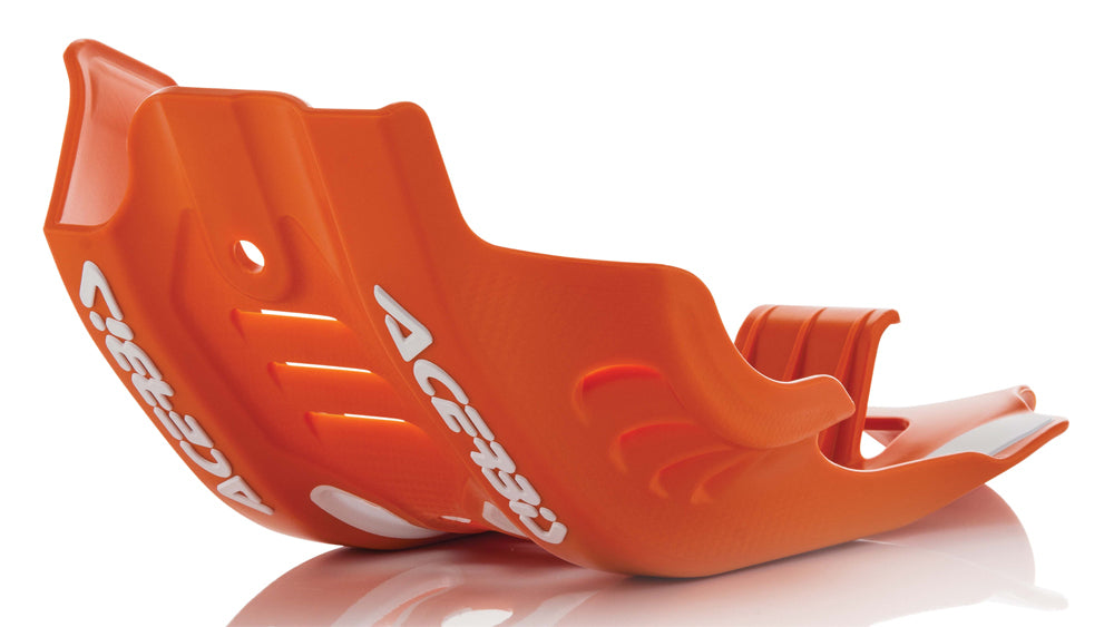 ACERBIS Skid Plate Orange for KTM 450 SX-F and XC-F Models - Heavy Duty Offroad Protection