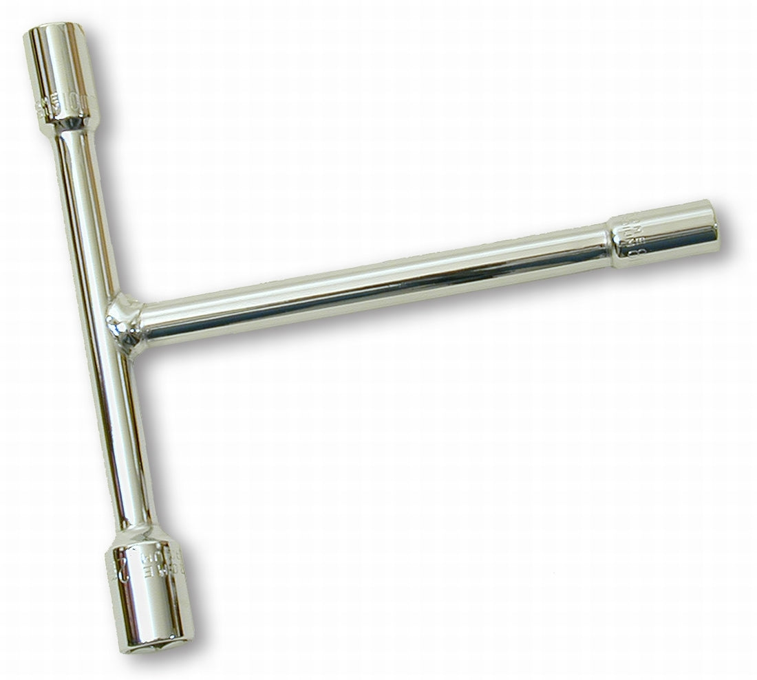 CRUZ TOOLS PW1 3-Way Mini T-Handle Wrench with 8, 10, and 12mm Sockets