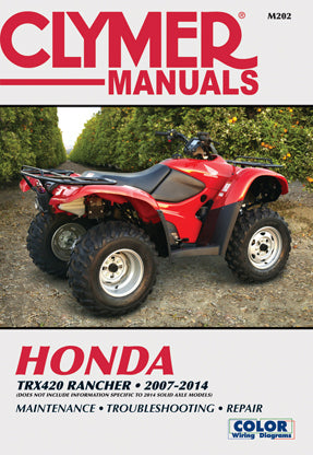 CLYMER Repair Manual for Honda Rancher TRX420FA (2009-2014) – DIY ATV Maintenance Guide