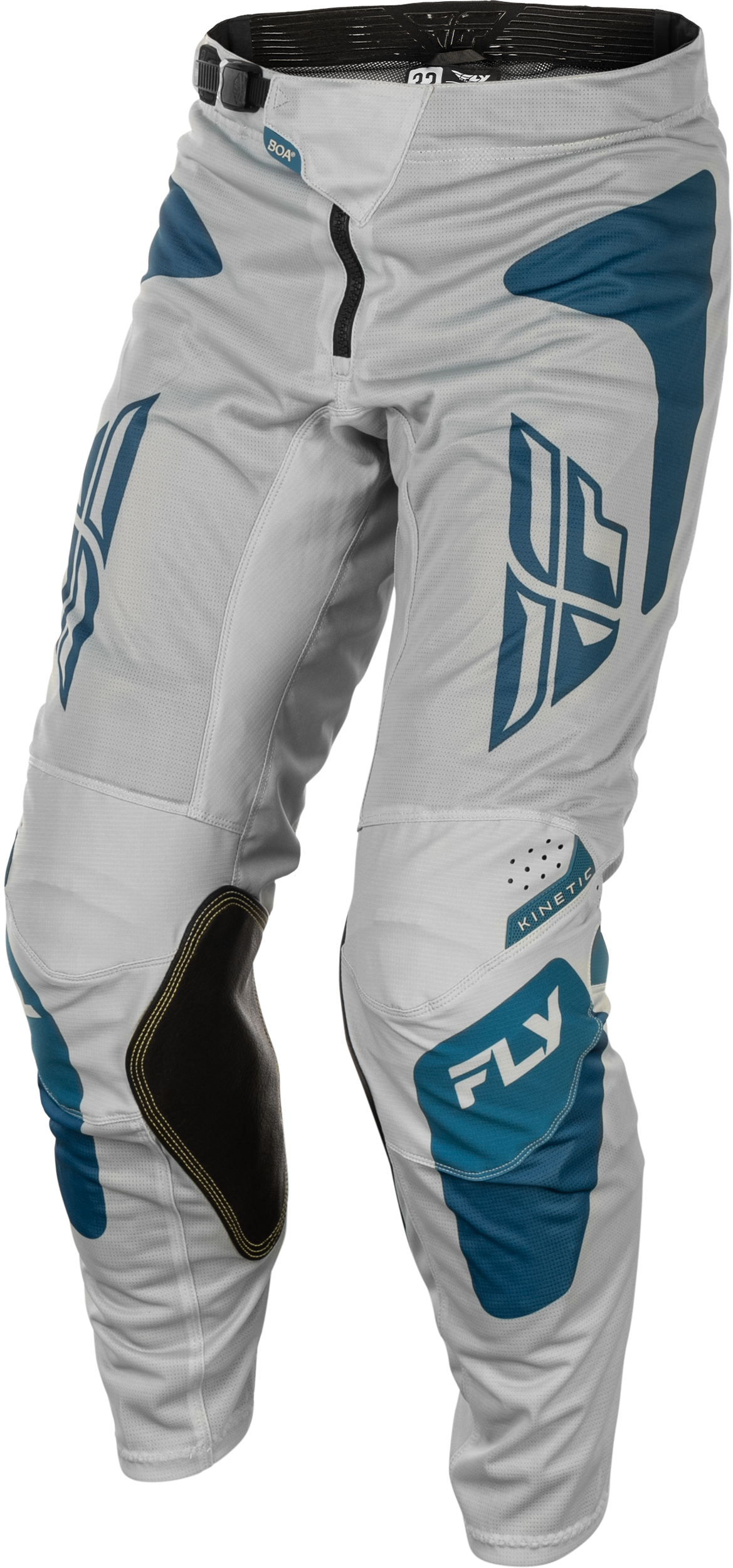 Fly Racing Kinetic Mesh Sym Offroad Pants in Grey/Blue Size US 30