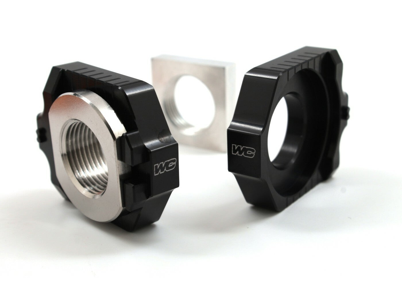 WORKS Elite Axle Block Kit for KTM and Husqvarna Off-Road Models - Black