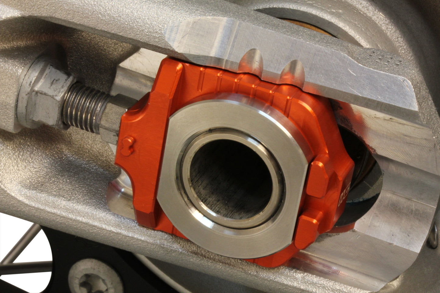 WORKS Elite Axle Block Kit for KTM and Husqvarna Off-Road Models - Part Number 17-263