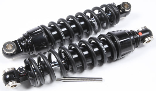 HardDrive Touring Monotube Shock 12-Inch Rebound Adjustable for Harley Davidson V-Twin Models