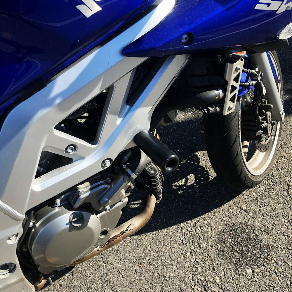 Shogun Motorsports Black Frame Sliders for Suzuki SV650 (Part #750-5609)