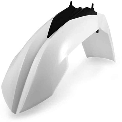 ACERBIS Front Fender for KTM Offroad Models – White Plastic Body Part