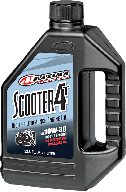 Maxima Scooter 4T 10W40 Engine Oil - 1 Quart for Modern Scooters and Mopeds