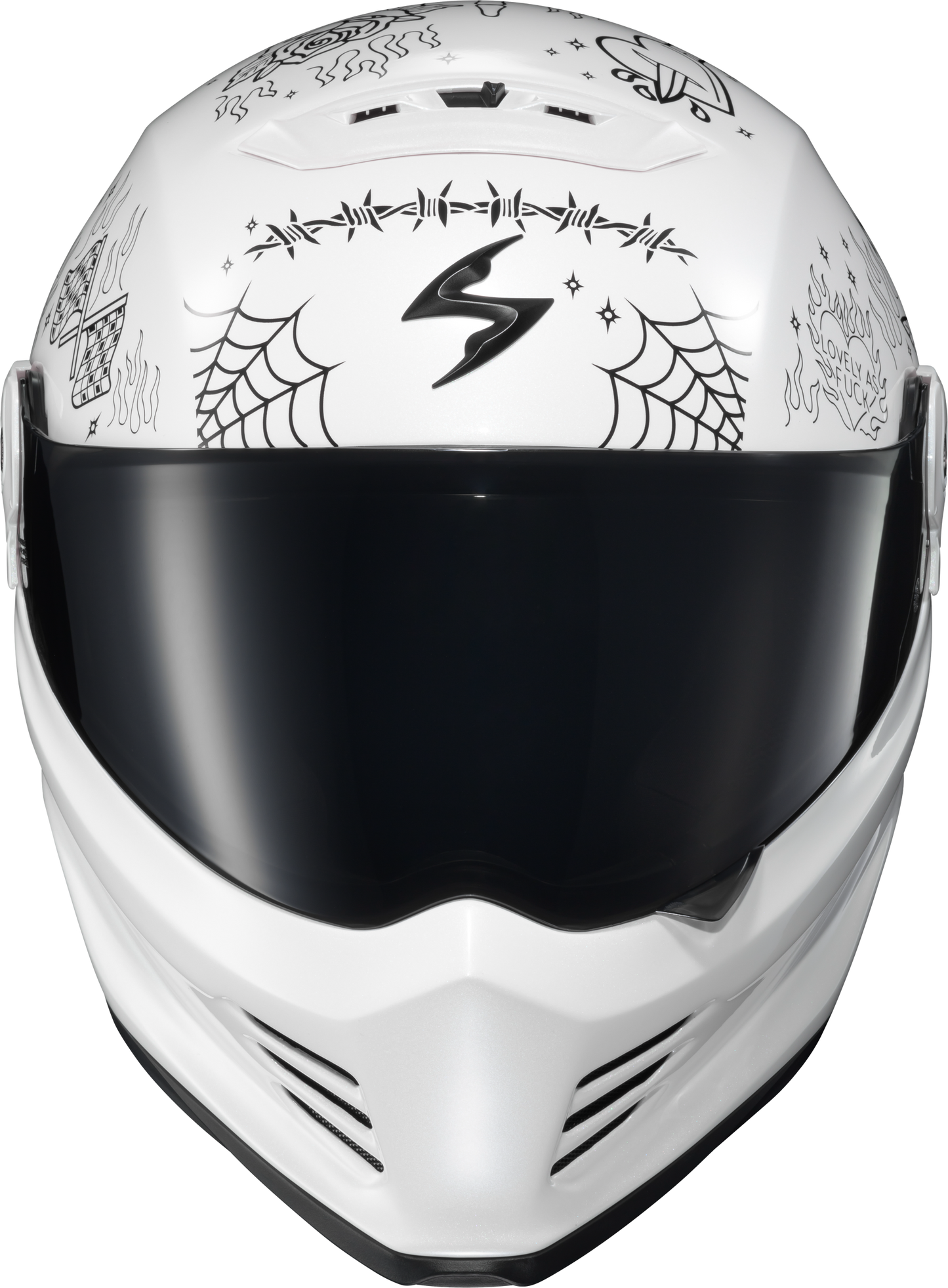 ScorpionEXO Covert FX Full Face Helmet in White, X-Small – Street Motorcycle Safety & Style